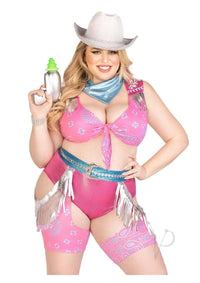 Space Cowgirl 4pc Set 1x/2x Multicolor