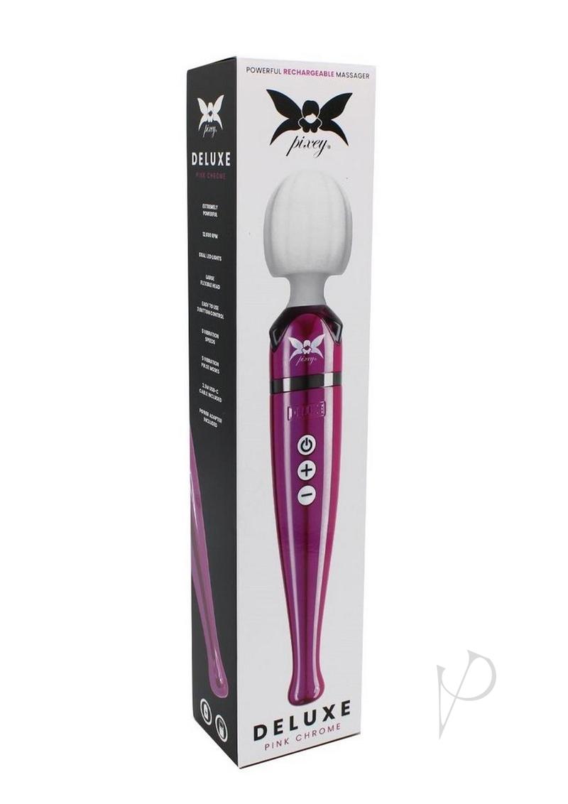 Pixey Deluxe Wand Pink Chrome
