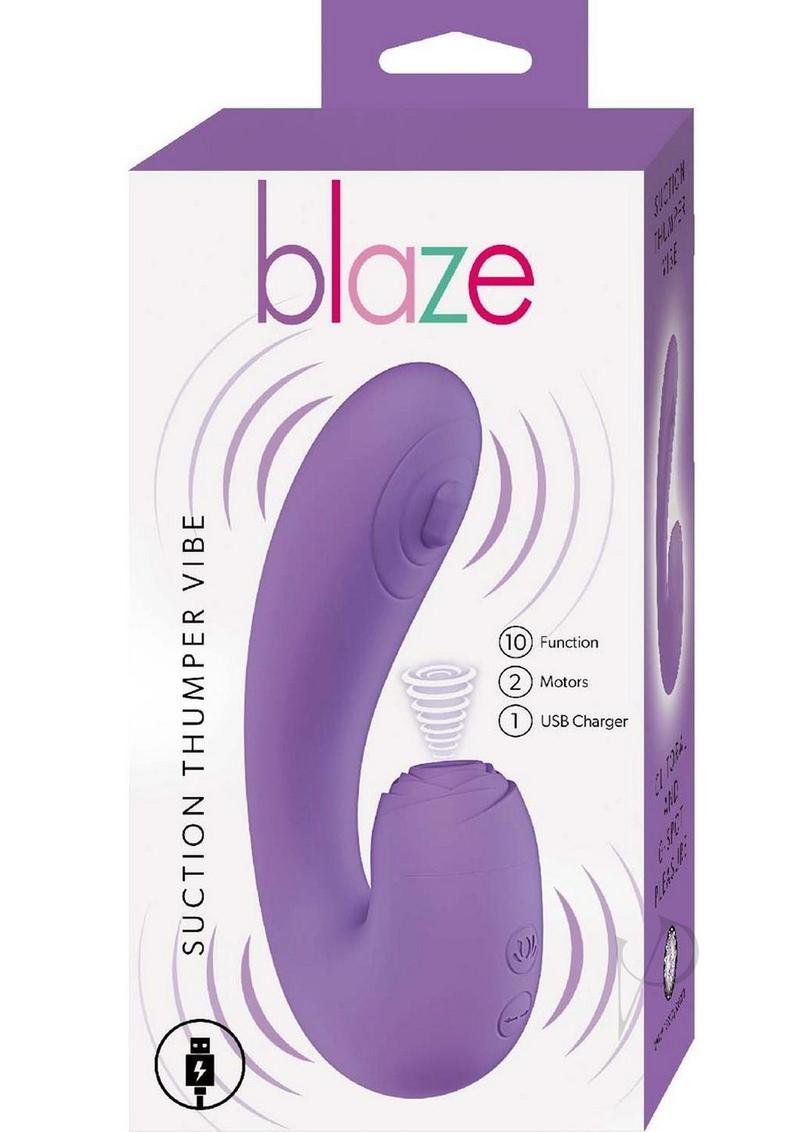 Blaze Suction Thumper Vibe Lavender