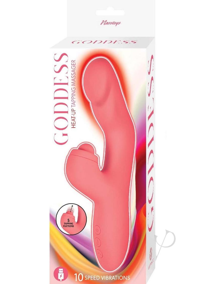 Goddess Heat Up Tapping Massager Coral