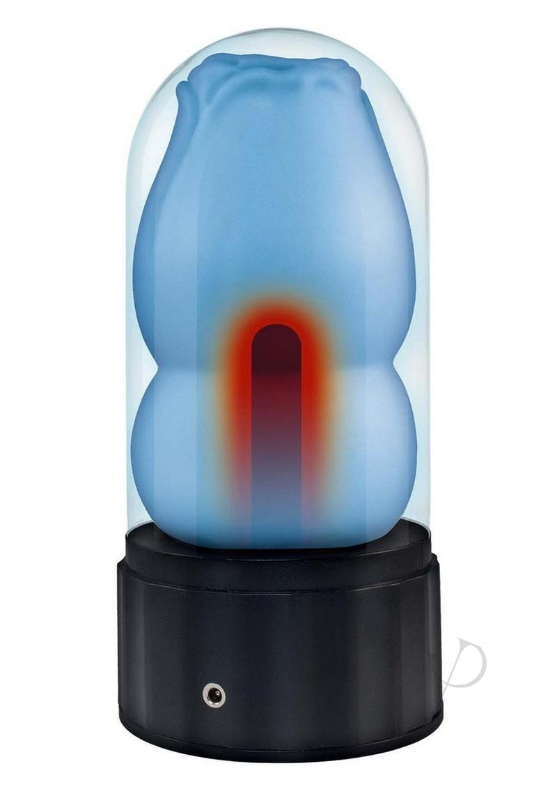 Delite Heated Rose Masturbator Blue