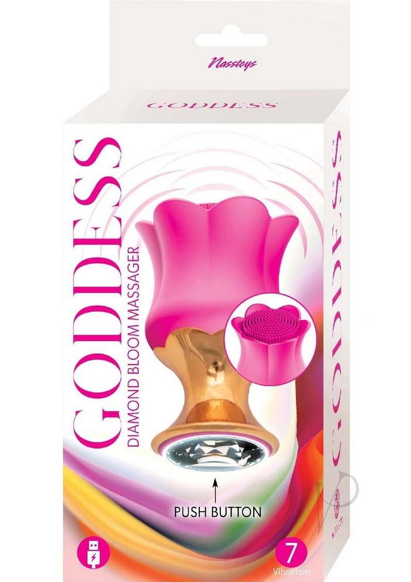 Goddess Diamond Bloom Massager Fushcia