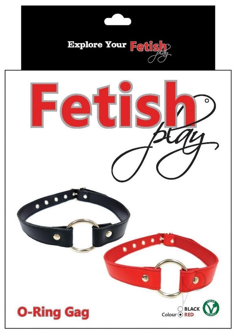 Fb O Ring Gag Vegan Red