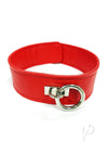 Fb Collar Vegan Leather Red