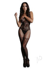 Lace Fishnet Bodystocking Os Blk