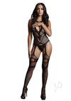 Suspender Bodystocking Os Blk