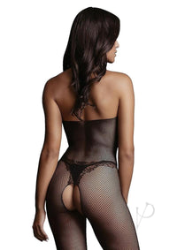 Fishnet Lace Bodystocking Os Blk