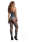 Fishnet Lace Bodystocking Os Blu