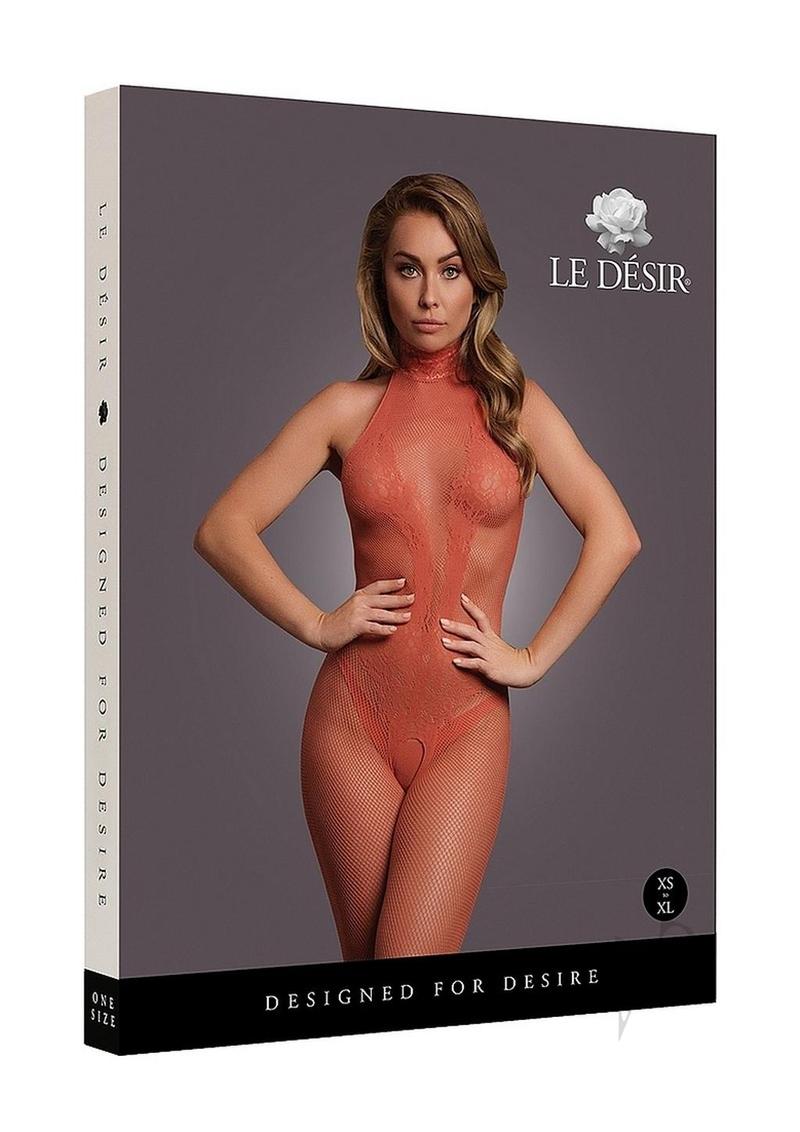 Fishnet Lace Bodystocking Os Sunset