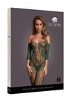 Lace Long Sleeved Bodystocking Os Grn