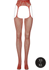 Fishnet Lace Garterbelt Stocking Os Sun