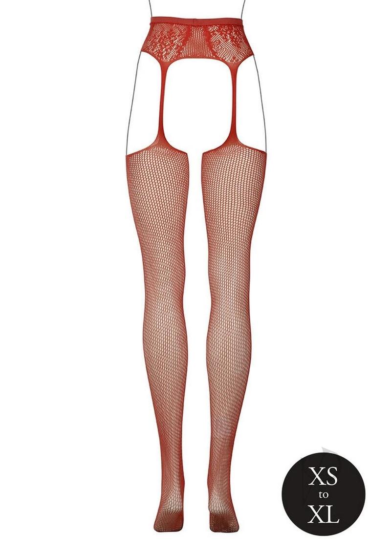 Fishnet Lace Garterbelt Stocking Os Sun