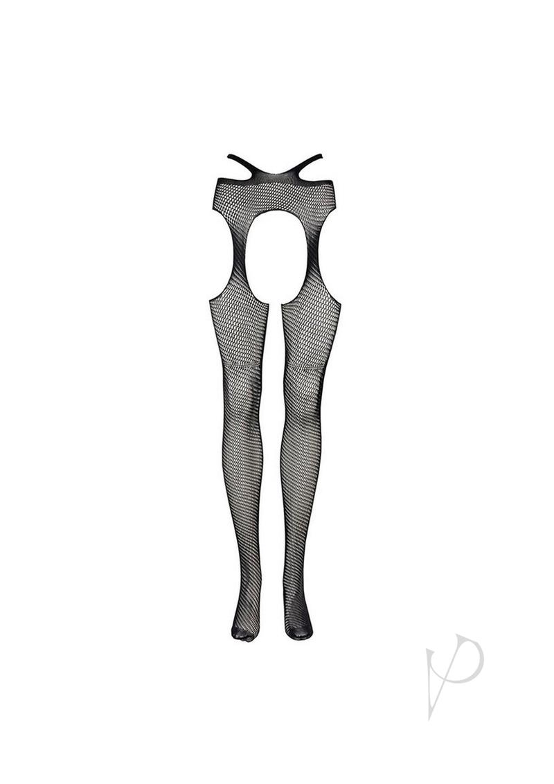 Suspender Pantyhose Strappy Waist Os Blk