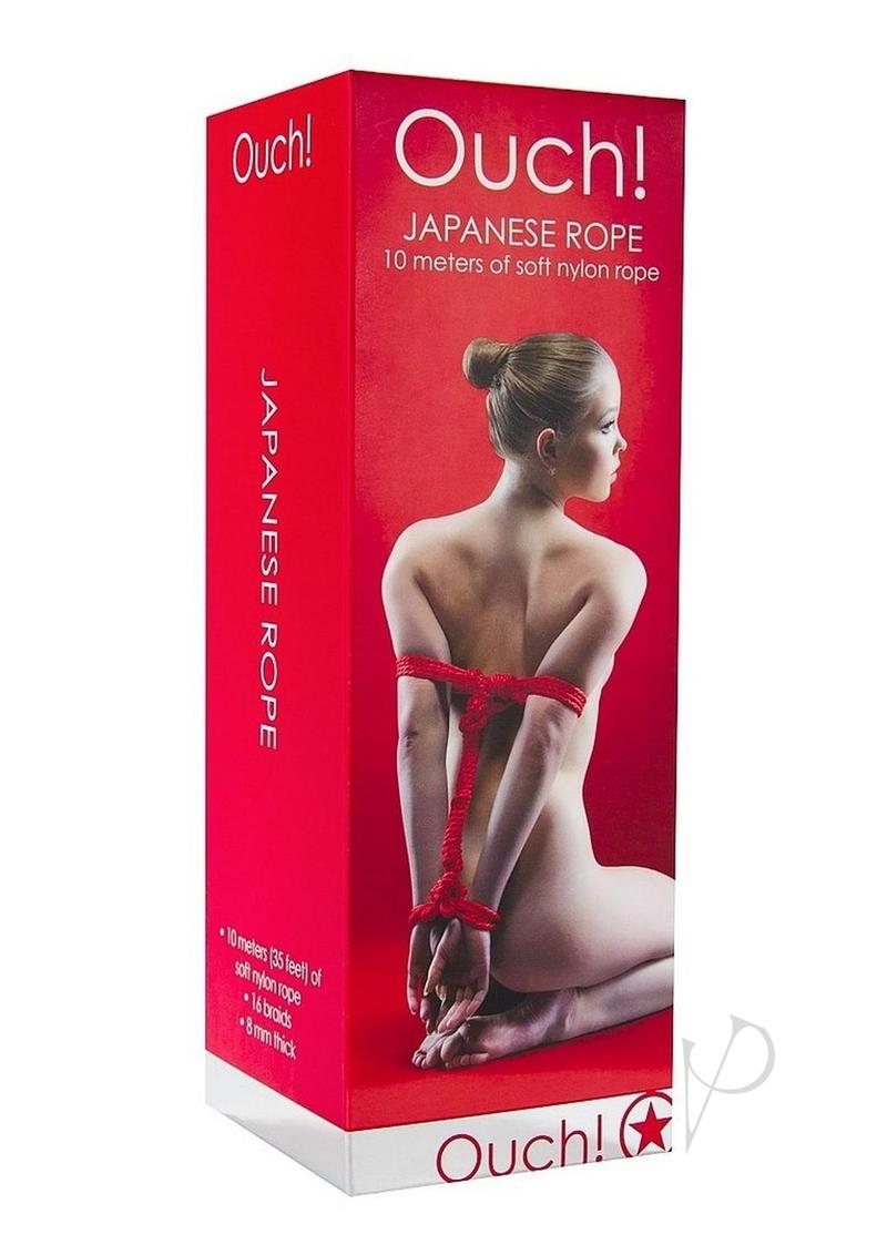 Ouch Japanese Nylon Rope 10m Red