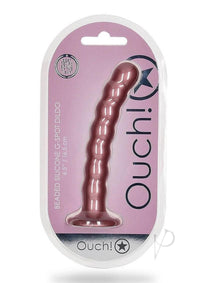 Ouch Beaded Gspot Dildo 6.5 Ros