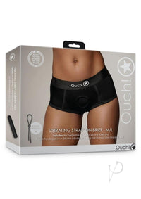 Ouch Vibe Strap On Brief M/l Blk