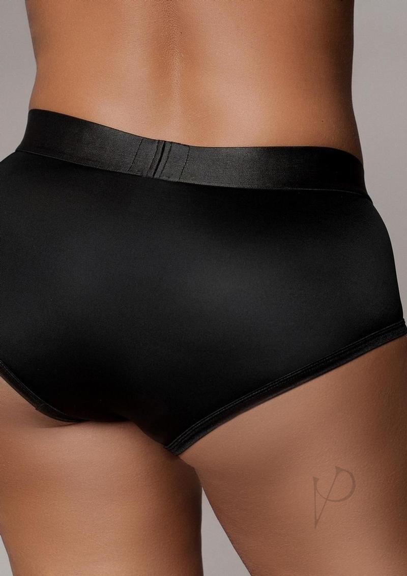 Ouch Vibe Strap On Brief Xl/xxl Blk