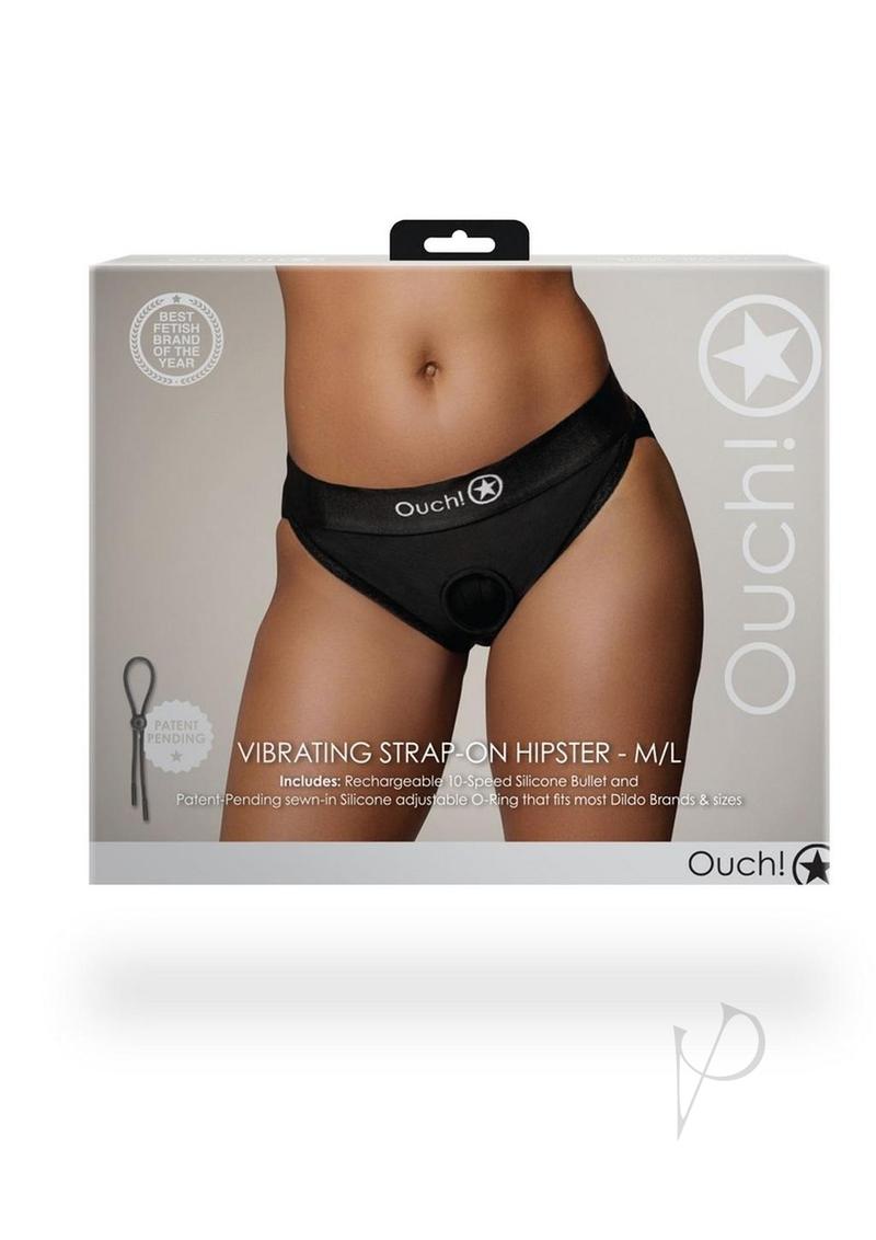 Ouch Vibe Strap On Hipster M/l Blk