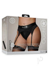 Ouch Vibe Strapon Thong Garter Xl/xx Blk