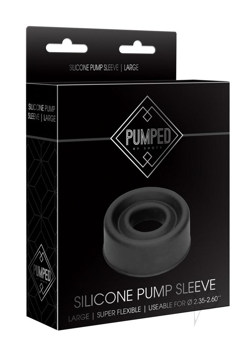 Pumped Silicone Pump Sleeve Lg Blk