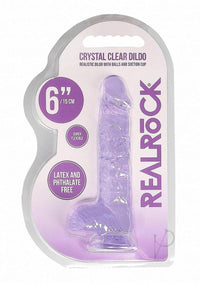 Realrock Crystal Clear Dildo Ball 6 Pur