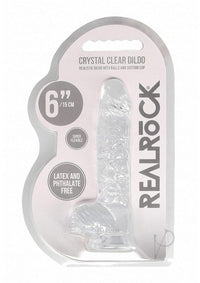 Realrock Crystal Clear Dildo Ball 6 Tra