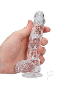 Realrock Crystal Clear Dildo Ball 6 Tra