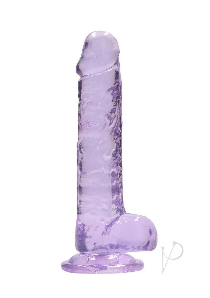 Realrock Crystal Clear Dildo Ball 7 Pur