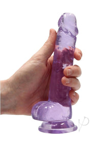 Realrock Crystal Clear Dildo Ball 7 Pur