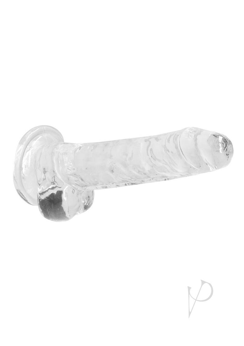 Realrock Crystal Clear Dildo Ball 7 Tra