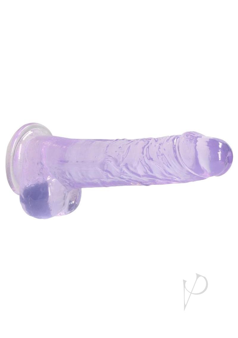 Realrock Crystal Clear Dildo Ball 8 Pur