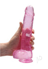 Realrock Crystal Clear Dildo Ball 9 Pnk