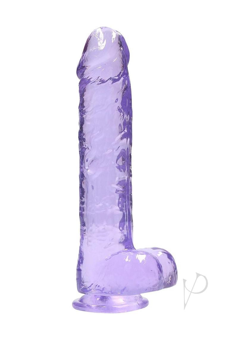 Realrock Crystal Clear Dildo Ball 9 Pur