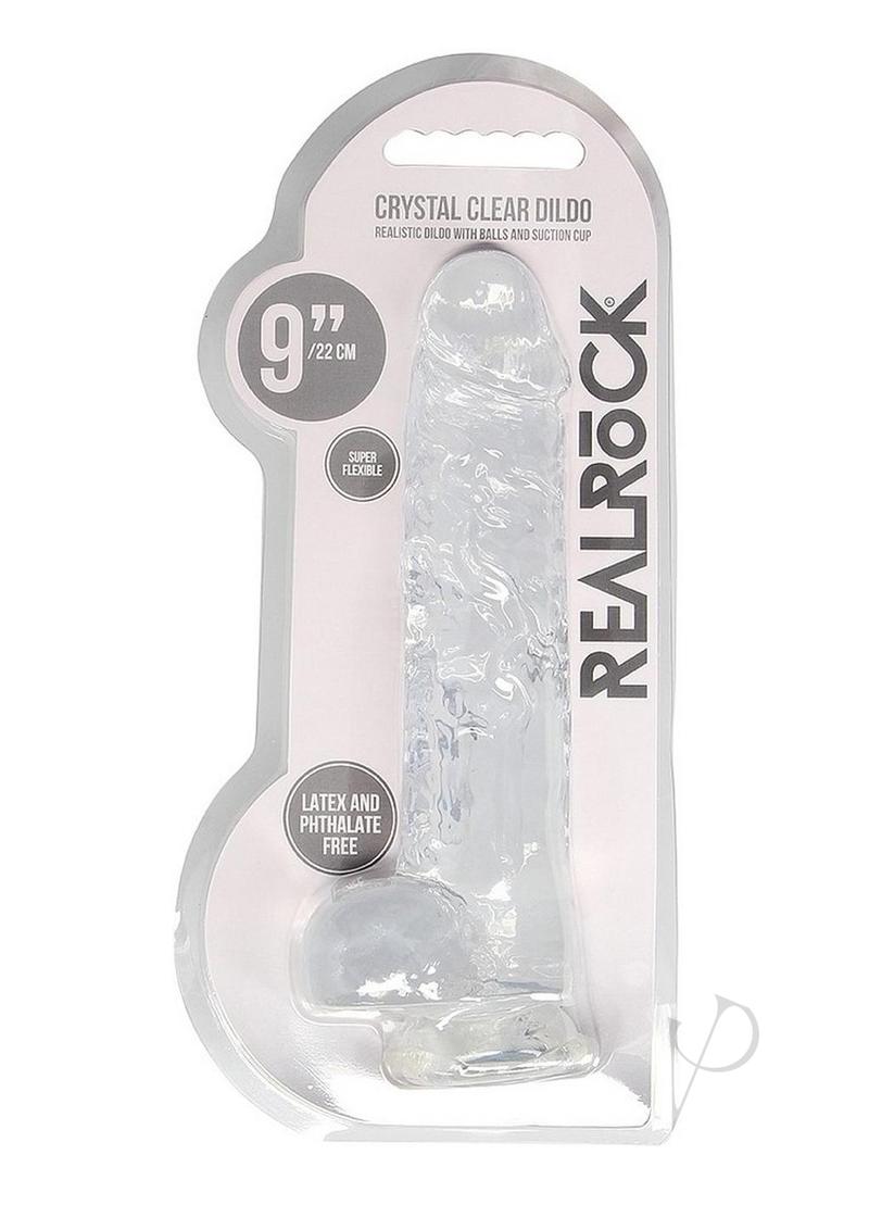 Realrock Crystal Clear Dildo Ball 9 Tra