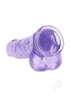 Realrock Crystal Dildo W/balls 10 Pur