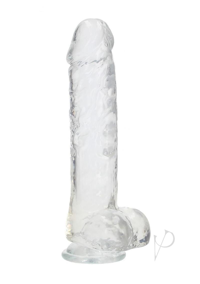 Realrock Crystal Dildo W/balls 10 Tra