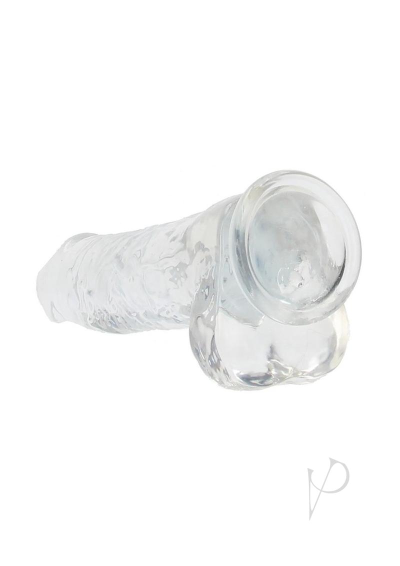 Realrock Crystal Dildo W/balls 10 Tra