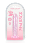 Realrock Crystal Straight Dildo 6 Pnk