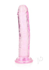 Realrock Crystal Straight Dildo 6 Pnk