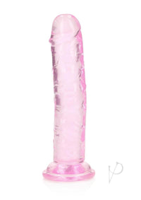 Realrock Crystal Straight Dildo 6 Pnk