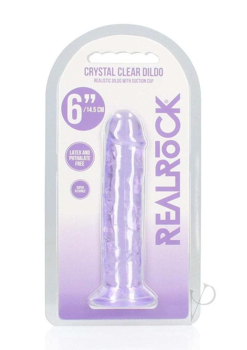 Realrock Crystal Straight Dildo 6 Pur