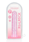 Realrock Crystal Straight Dildo 7 Pnk