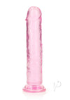 Realrock Crystal Straight Dildo 7 Pnk