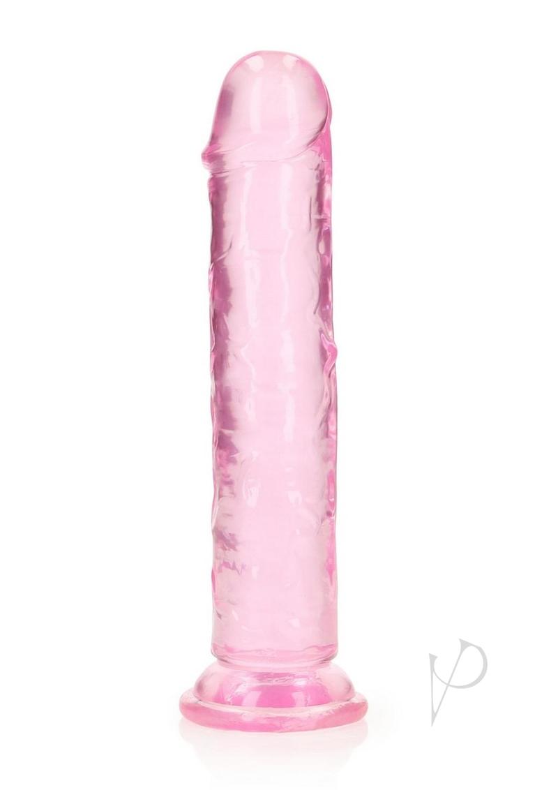 Realrock Crystal Straight Dildo 7 Pnk