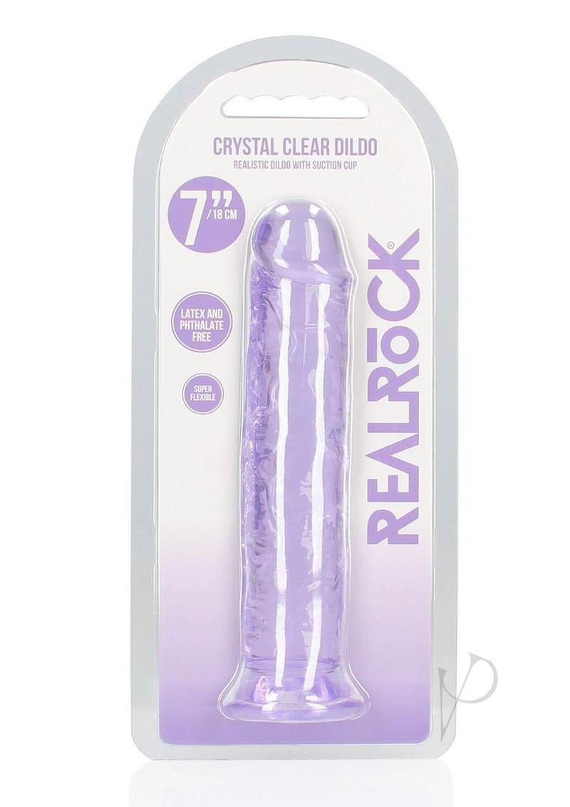 Realrock Crystal Straight Dildo 7 Pur