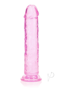 Realrock Crystal Straight Dildo 8 Pnk