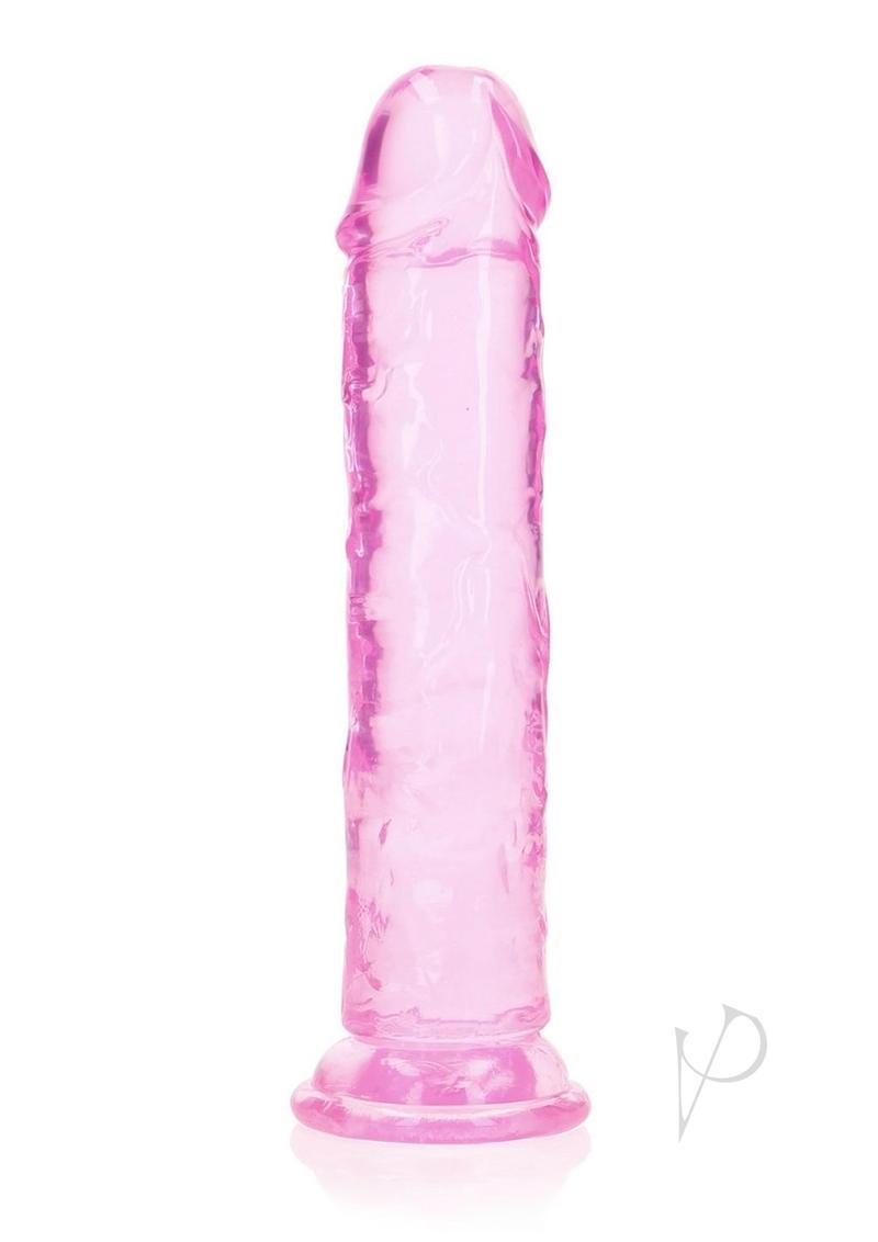 Realrock Crystal Straight Dildo 8 Pnk