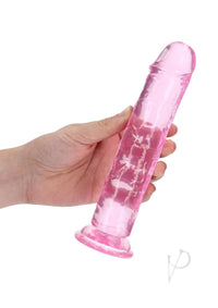 Realrock Crystal Straight Dildo 8 Pnk