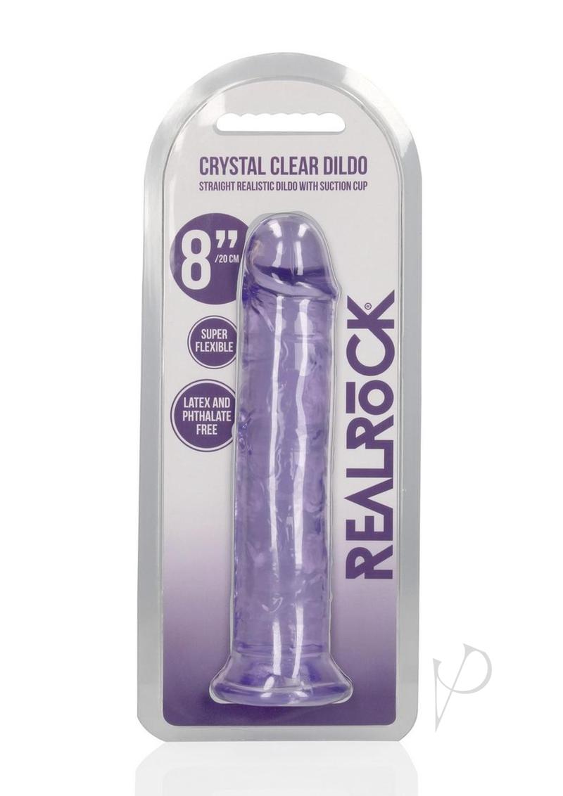 Realrock Crystal Straight Dildo 8 Pur