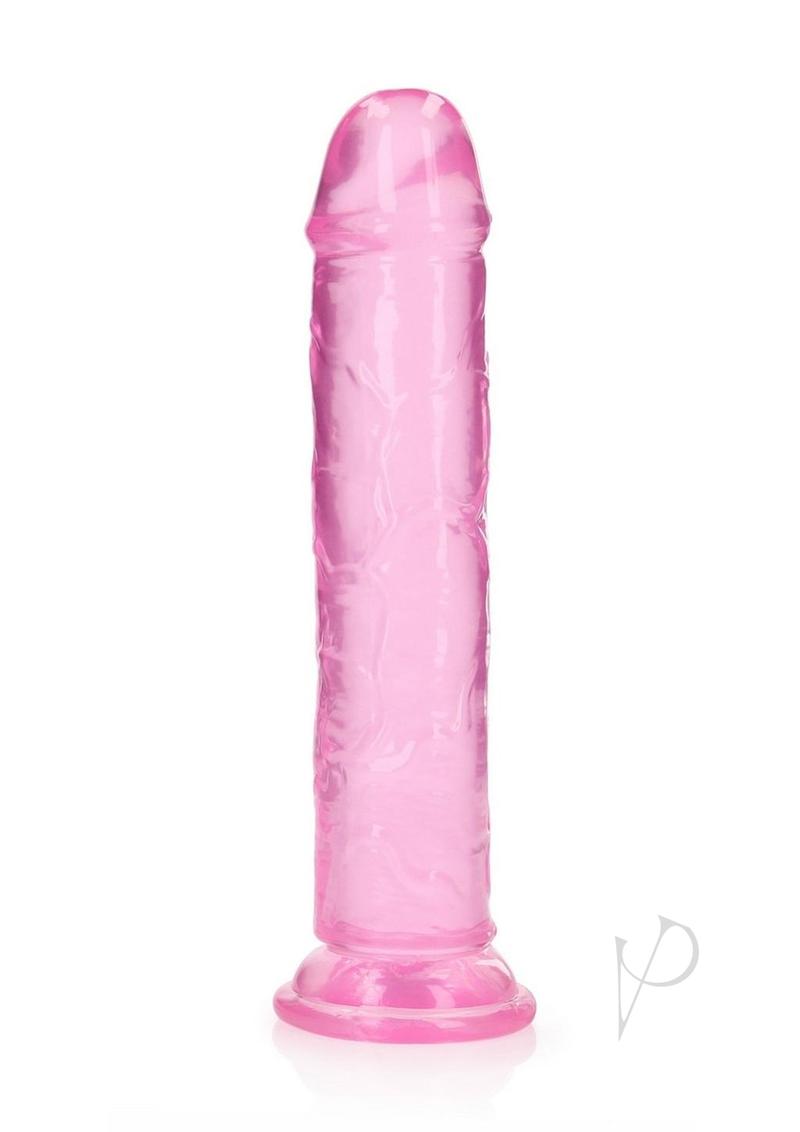 Realrock Crystal Straight Dildo 9 Pnk